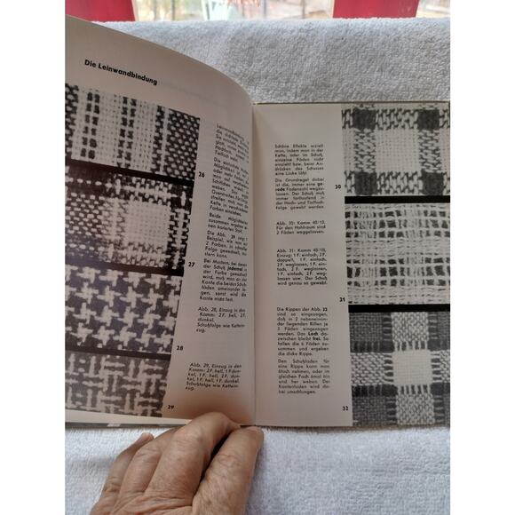 Weben Auf Kircher-Rahmen, Ursula Kircher, 1969, HB, weaving, German, Becker - Picture 8 of 10